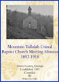 'Mountain Tallulah United Baptist Church Meeting Minutes; 1893-1918'